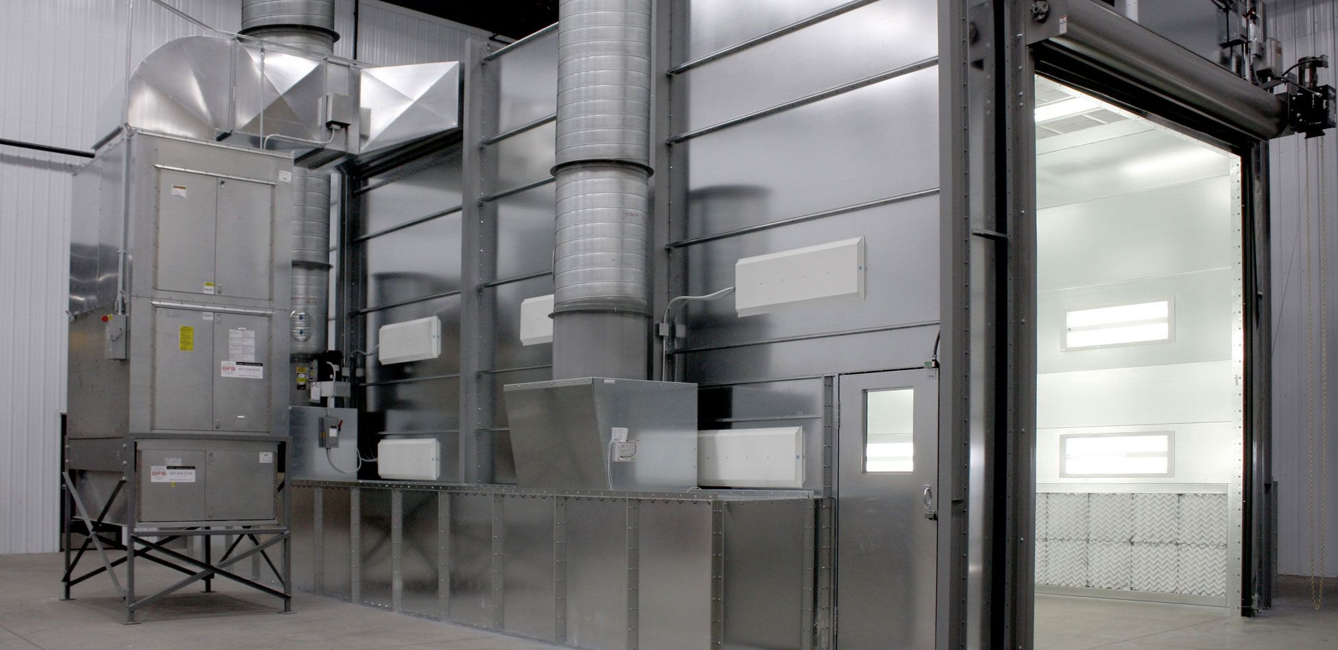 industrial leading spray booth